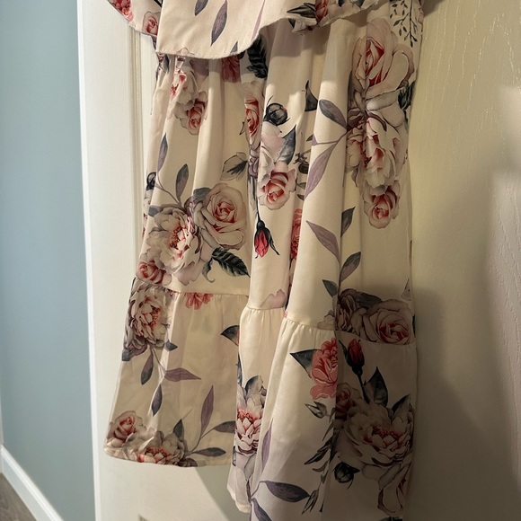 Sheilay summer dress beige and pink XL - Picture 9 of 10